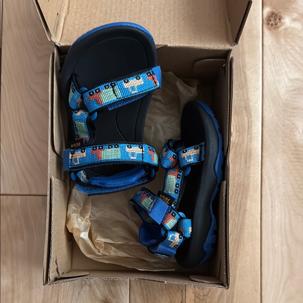 New Teva Kids' Blue Sandals